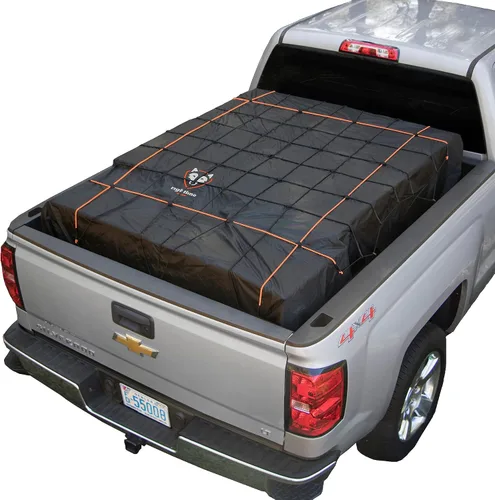 Vista 5 de Rightline Gear - Red de carga resistente a la intemperie para cama de camión, 5 por 6 pies