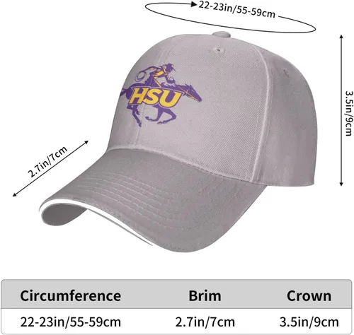 Vista 6 de Hardin-Simmons University Logo Sandwich Gorra Unisex Clásico Gorra de béisbol unisex ajustable Casquette Dad Hat