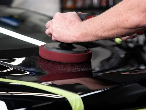 Vista 4 de Meguiar's M0216 Mirror Glaze Limpiador de corte fino, versátil, removedor de arañazos automático sin remolinos utilizado para pulir pintura