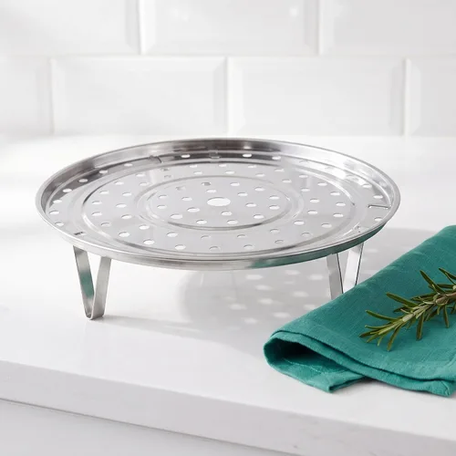 Vista 4 de 7pcs Stainless Steel Steam Tray Insert with Detachable Feet