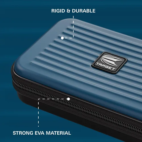 Vista 5 de Target Darts Takoma XL - Estuche tipo cartera para dardos, Negro - Capacidad para 6 dardos, Soporte protector de EVA con bolsas de doble cierre