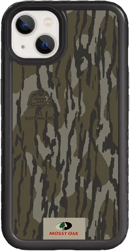 Vista 31 de cellhelmet Mossy Oak Agua Yellowfin Funda de doble capa en morado lila diseñada para iPhone 13 Pro Max a prueba de golpes y caídas, duradera