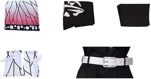 Vista 4 de Cosplay Life Demon Killer Vanquisher Complete Anime Costume Set Kimono Cardigan - Halloween Outfit For Unisex Adult