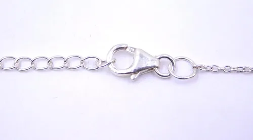 Vista 4 de Collar de bisel hecho a mano de plata esterlina 925 con piedra preciosa natural del topacio azul, Gema, Topacio