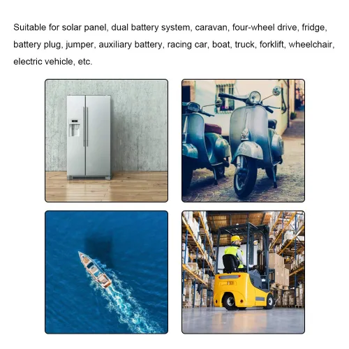 Vista 3 de Conectores de alimentación de desconexión rápida de batería de 50 A, enchufe eléctrico DC600V Max 6 AWG con cubierta adaptadora + un mango