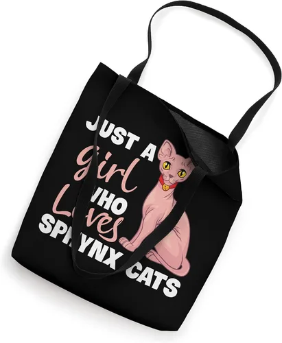 Vista 2 de Just A Girl Who Loves Sphynx Cats - Bolsa de mano para mujer