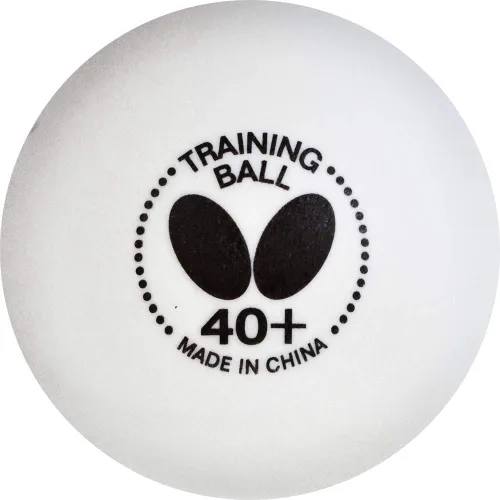 Vista 2 de Butterfly 40+ Training Ball 40+ Ball Used for Training – Available in a Box of 6 or 120 White Training Balls – Comparable to a Three-Star Ball and