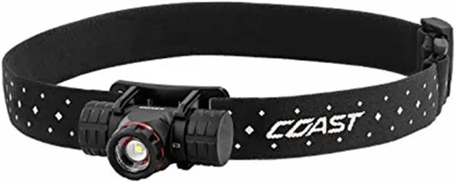 Vista 3 de Coast XPH25R - Linterna LED recargable por USB de 410 lúmenes con haz puro giratorio y base magnética