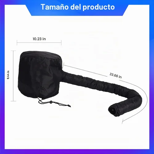 Vista 5 de Accesorio de secador de pelo suave con manguera, acelera el secado completo del cabello, no daña el cabello, fácil de usar, adecuado para todas