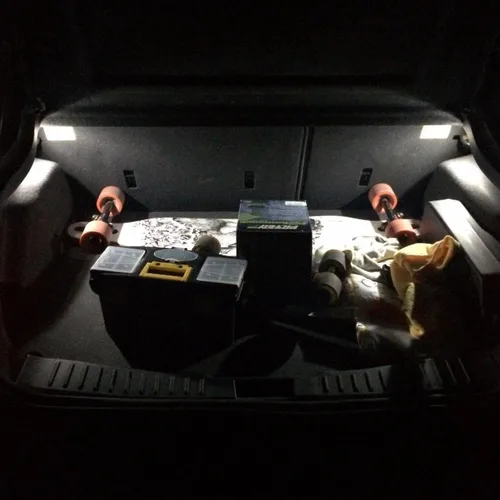 Vista 6 de Alla Lighting 10 bombillas LED T10 168 194, 6000 K blanco súper brillante 161 175 2825 W5W bombilla 3014 SMD 12V bombillas de repuesto