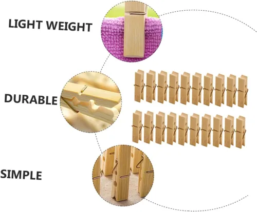 Vista 4 de Pinzas para ropa 1 paquete de clips de secado para pantalones, resistentes al viento, abrazaderas de secado de edredón