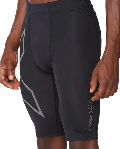 Vista 7 de 2XU Pantalones cortos de compresión ligeros para hombre para correr y deportes activos