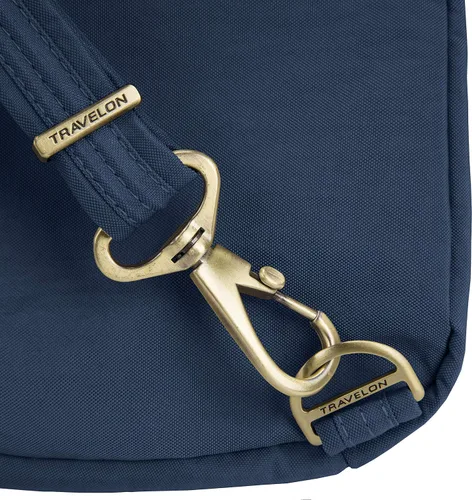 Vista 14 de Travelon Mochila delgada antirrobo para mujer, Ocean, talla única , Travelon Mochila delgada antirrobo Signature