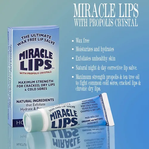 Vista 5 de Holocuren Miracle Lips Salve, 0.33 onzas