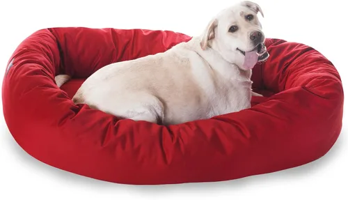 Vista 35 de Majestic Pet Products - Cama en forma de bagel para perro, color caqui, 32 pulgadas