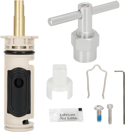 Vista 13 de Shower Cartridge Kit Replacement for Moen 1222/1222B Cartridge 1222 Cartridge with Remove Tool & Adapter Kit