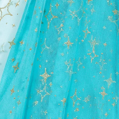 Vista 8 de Disney Princess Moana Frozen - Conjunto de 3 piezas de camiseta de tul con falda de malla y coletero para niñas pequeñas a grandes