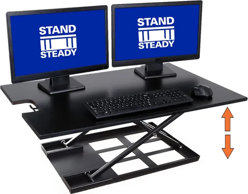 Vista 9 de Escritorio de pie Desk X-Elite XL - Escritorio de pie Stand Steady Versión más grande X-Elite, convierta cualquier mesa en un escritorio