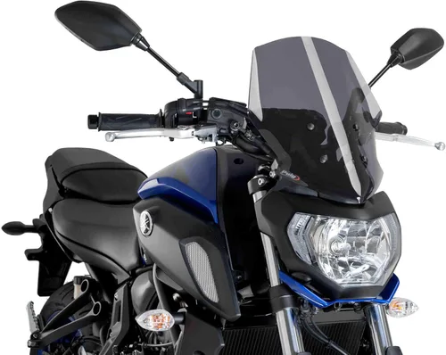 Vista 2 de Puig 9667F Winds. Nueva generación Touring Yamaha MT-07 18- C/Humo Oscuro