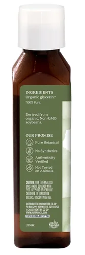 Vista 2 de Aura Cacia Aceite orgánico para el cuidado de la piel, glicerina vegetal, 4 onzas líquidas