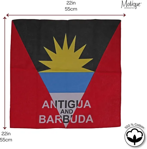 Vista 5 de Motique Accessories Bandanas grandes de algodón - Banderas de país