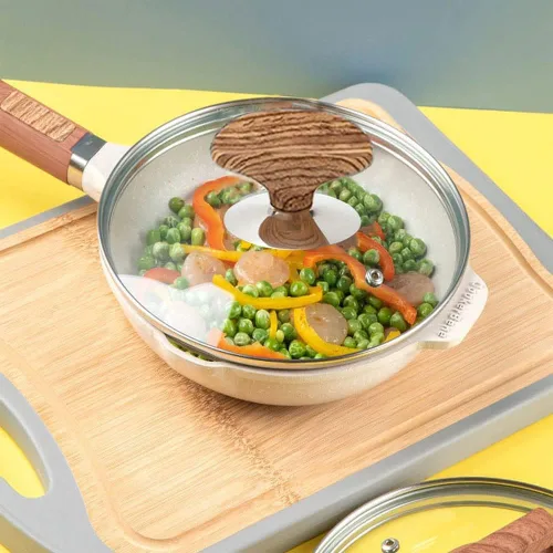 Vista 7 de Manijas de repuesto para ollas, perilla de repuesto de tapa de olla de madera y agarre de mango largo para diferentes tapas de sartén y olla