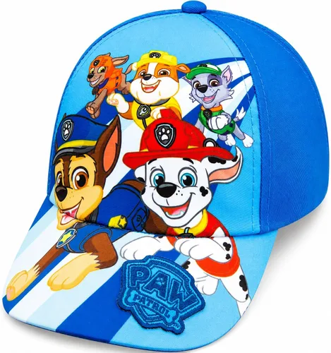 Vista 12 de Nickelodeon Paw Patrol Boys Baseball Caps – Chase, Marshall, Rubble, Rocky & Friends, Adjustable Kids Hat, Ages 2–5 3D Azul