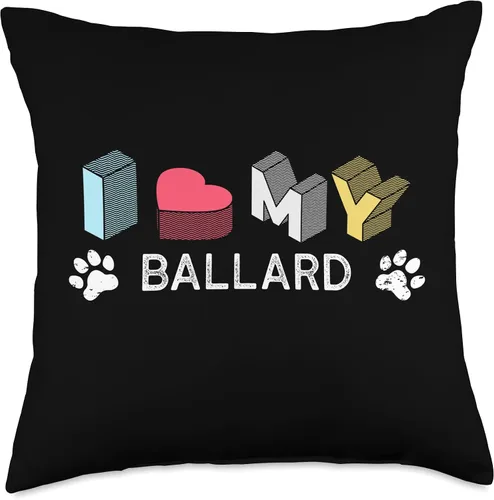 Vista 4 de Ballard Personalized Dog Name Ballard Pet Lover Throw Pillow