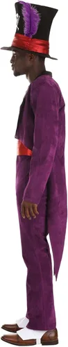 Vista 6 de Magical Disney - Disfraz de Halloween de Dr. Facilier para hombre Disfraz de princesa y rana para Halloween divertido