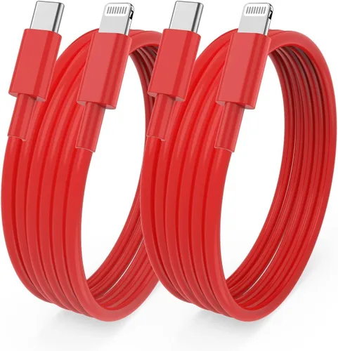 Vista 18 de Cable largo de carga rápida de 10 pies para iPhone 12, 13, 14, [certificado MFi de Apple], cable USB C a Lightning, puerto tipo C compatible