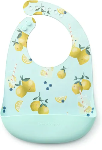 Vista 16 de Loulou Lollipop Babero de alimentación de silicona suave e impermeable para bebés y niños pequeños