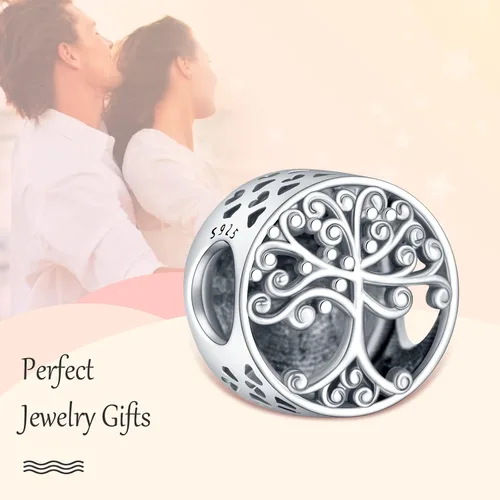 Vista 4 de Annmors Family Charm Love your Dad Mon Sister Infinity Charm fits Bracelets 925 Sterling Silver-Lucky Charm for Woman Pendant Bead Jewelry Beads
