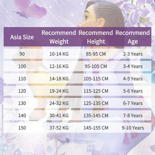 Vista 6 de Magic Star Girls Princess Dress Costume Gown Movie Character Ruffles Sleeve Dress up Cartoon Home Causal Wear 3-10 Years