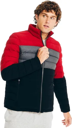Vista 16 de Chaqueta Nautica de hombres elastizada Reversible peso medio