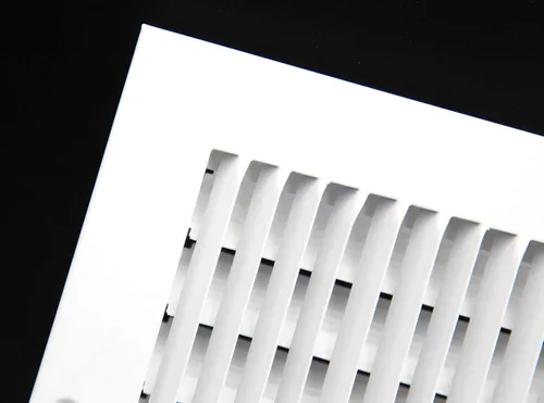 Vista 4 de HVAC Premium Rejilla de Suministro de Aire de 1 Vía de 10'' X 6'' - Tapa de Ventilación y Difusor - Cara Plana Estampada - Blanco