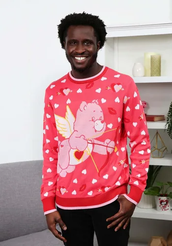 Vista 9 de Adult Love A Lot Bear Valentine's Sweater