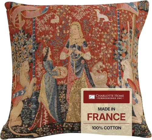 Vista 14 de Charlotte Home Furnishings - Fundas de almohada para sofá de 14 x 14 pulgadas, funda de almohada de tapiz para sala de estar, fundas decorativas