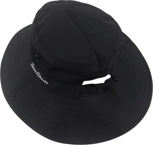 Vista 3 de Muryobao - Gorro de pesca para mujer, protección UV, plegable, con borde ancho