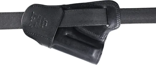 Vista 5 de YT HOBBY Funda de Pistola de Cuero Artesanal Premium SOB (Small of Back)