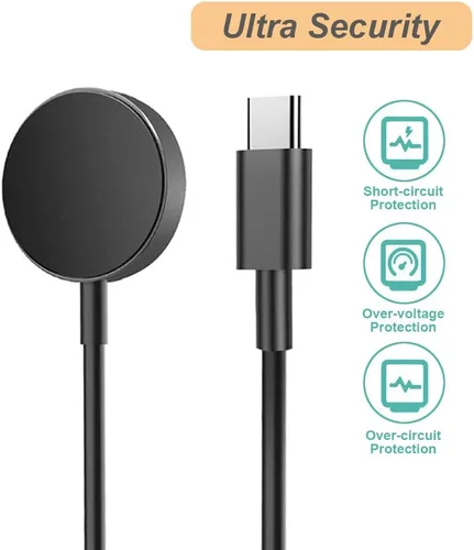Vista 6 de Cargador para Samsung Galaxy Watch 7/6/5/Ultra (USB-C) (3.3ft/1m)