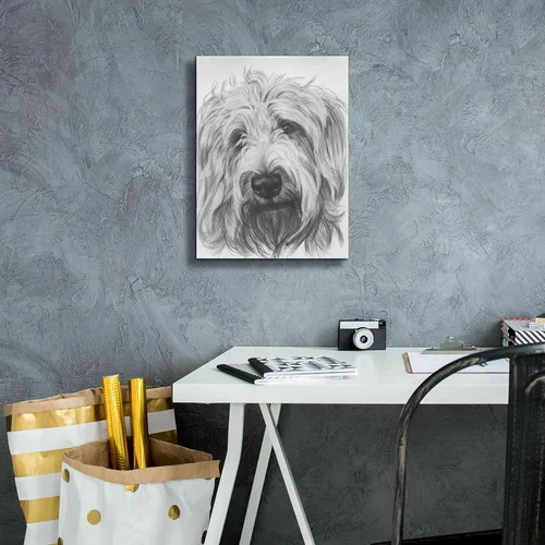Vista 7 de Epic Graffiti 'Labradootle' de Barbara Keith, arte de pared en lienzo, 12 x 16 pulgadas