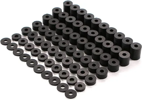 Vista 17 de Arandelas de goma EPDM negras – varios tamaños para postes de montaje de accesorios y retención de funda Kydex