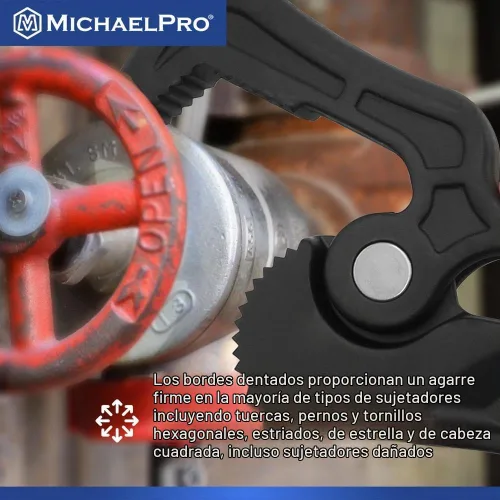 Vista 7 de [Usado] MichaelPro Llave de tubo autoajustable, llave de 14 pulgadas multifunción ajustable, diámetro de sujeción de hasta 1-7/8 pulgadas (48mm)