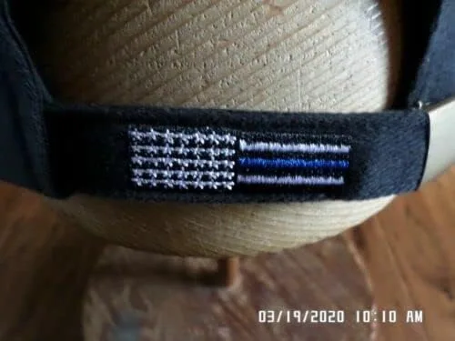 Vista 6 de Sombrero de línea azul delgada de la policía Gorra de aplicación de la ley Blue Lives Matter Soporte oficial, Multi