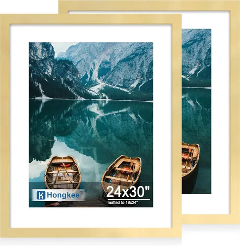 Vista 100 de Hongkee - Juego de 2 marcos de fotos, HK042515-MD5.5X8.5-BK(2PK)