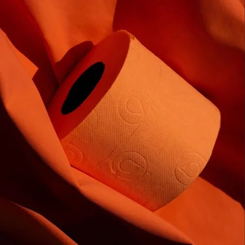 Vista 3 de Renova Papel higiénico coloreado perfumado de lujo 6 rollos de papel de baño de 3