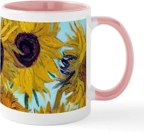 Vista 10 de CafePress Irises By Vincent Van Gogh Taza de café de cerámica de 11 oz (11.0 fl oz)