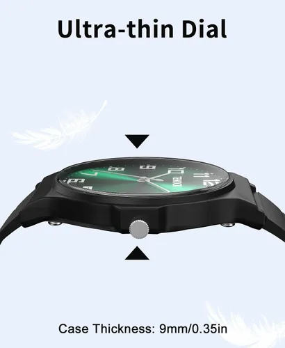 Vista 4 de Reloj analógico para niños y niñas, resistente al agua hasta 30M, reloj deportivo para niños, fácil de leer, con esfera fina, correa suave