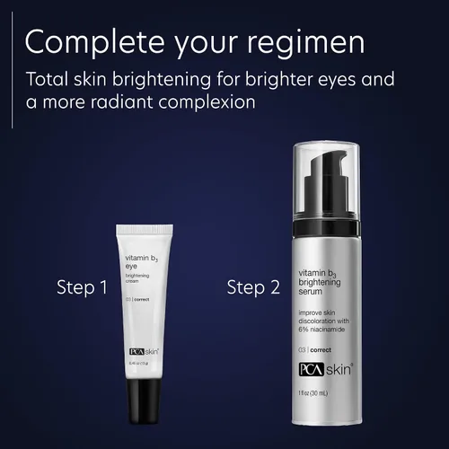 Vista 9 de PCA SKIN Crema iluminadora de ojos con vitamina B3, abrillantador de ojos para ojos brillantes, ojeras, arrugas y tonos desiguales de la piel, crema