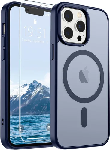 Vista 208 de SUPFINE Funda magnética para iPhone SE 2022 (3ª)/2020 (2ª), iPhone 8 (compatible con MagSafe) (protección contra caídas de grado militar), funda